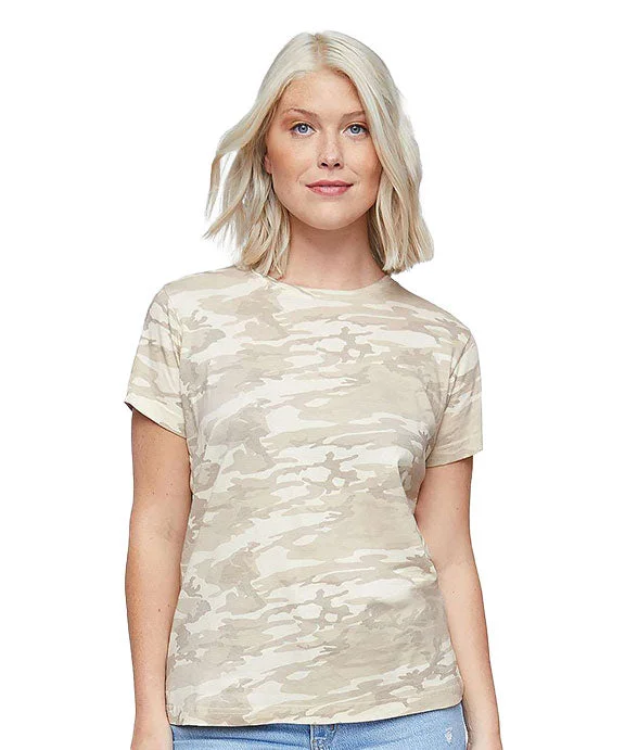 Fresh And Elegant 3516 - LAT Ladies Fine Jersey T-Shirt | Natural Camo