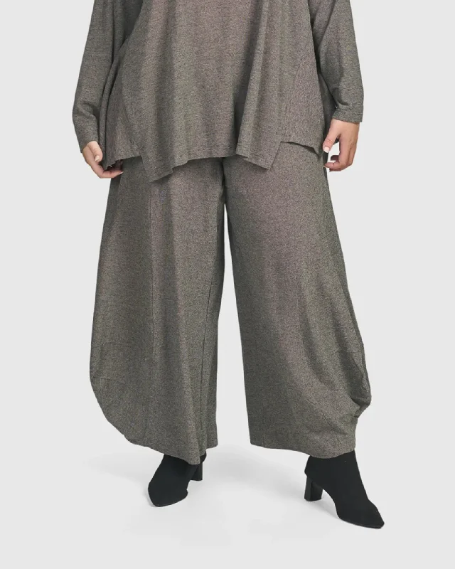 Fresh Comfort Essential Toned Up Punto Pants, Fog