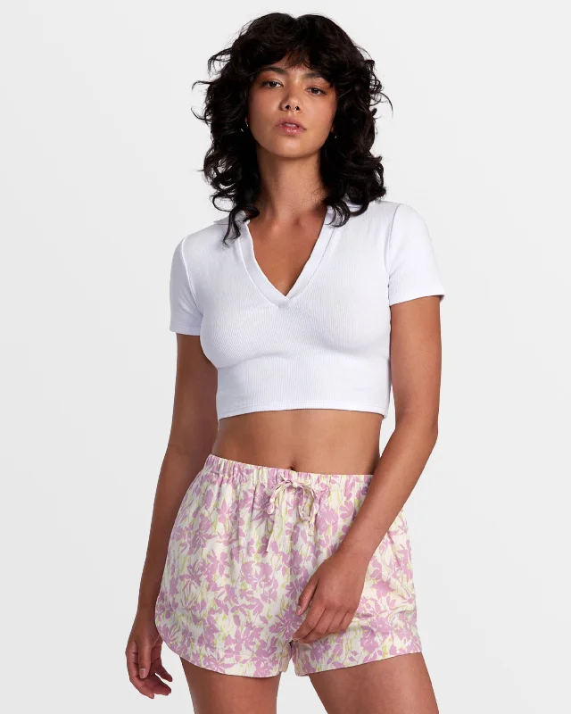 Advanced Design New Yume Printed Shorts - Latte