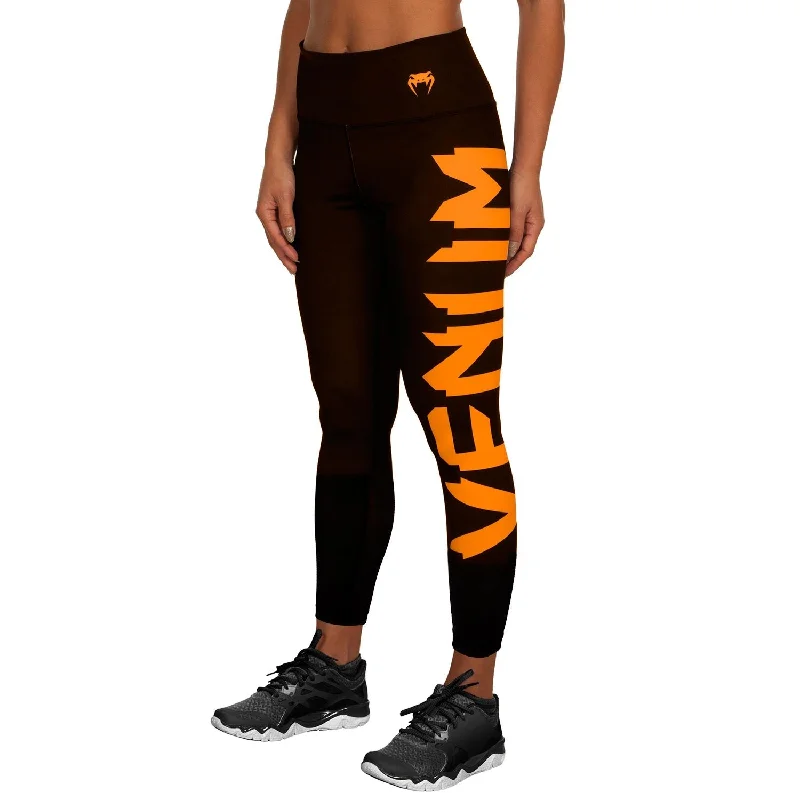 Street Charm Venum Giant Leggings - Black/Coral