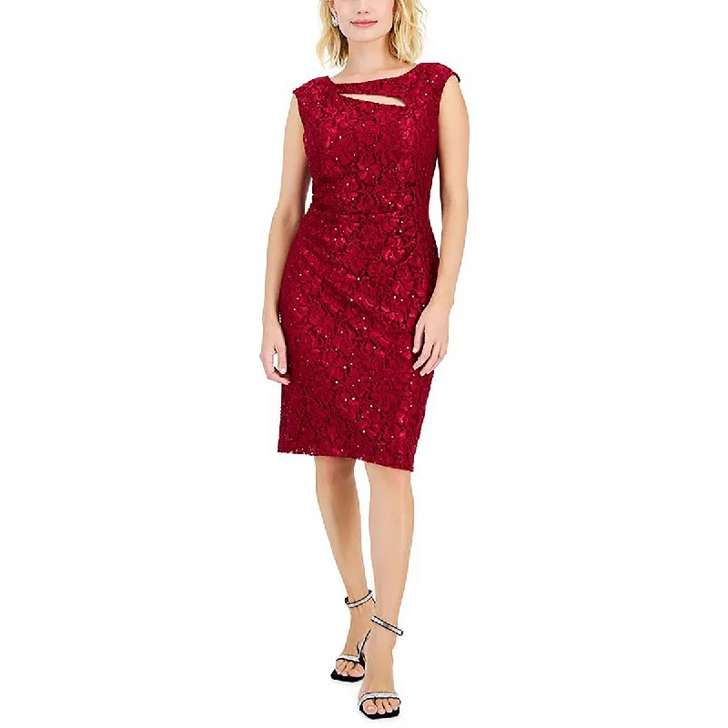 Warm Winter Series Connected Apparel Womens Petites Lace Above Knee Cocktail And Party Dress Warm Winter Series Connected Apparel Womens Petites Lace Above Knee Cocktail And Party Dress