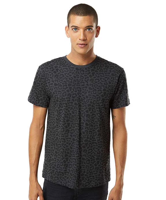 Elegant Wear 6901 - LAT Fine Jersey T-Shirt | Black Leopard