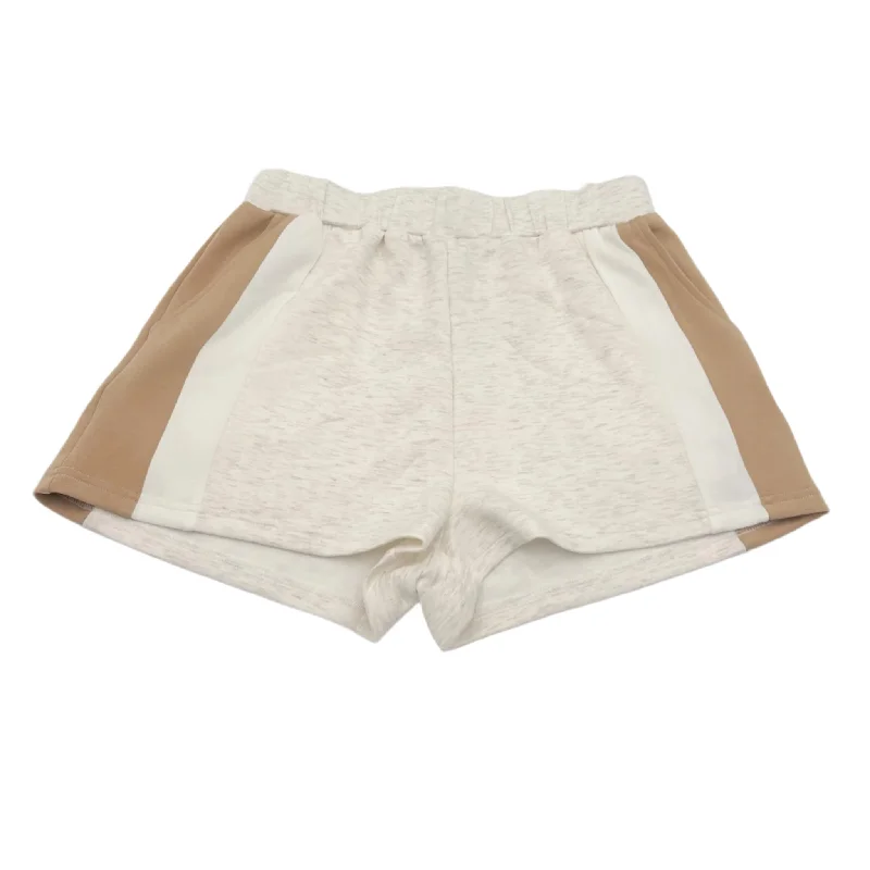 Street Letter Style Cloud Colorblock Short