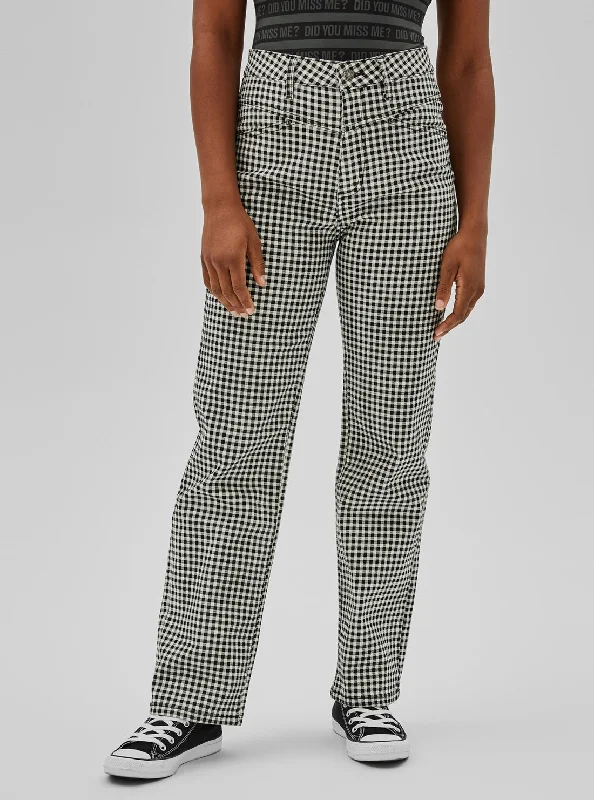 Retro Style GUESS Originals x Anna Nicole Smith High-Rise Mom Gingham Denim Jeans