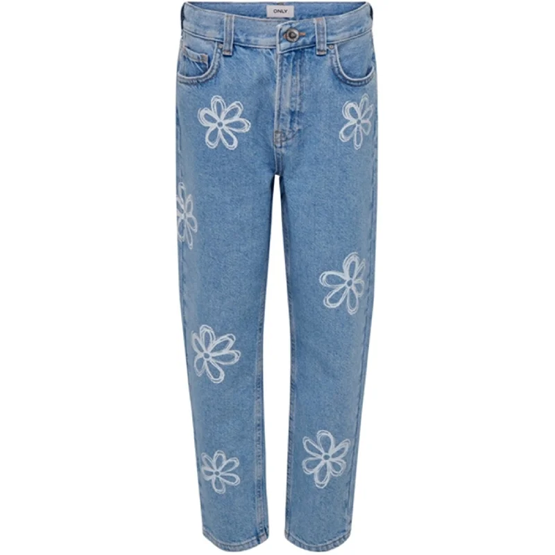 Perfect Tailoring kids only Light Blue Denim Swea Loose Denim Jeans