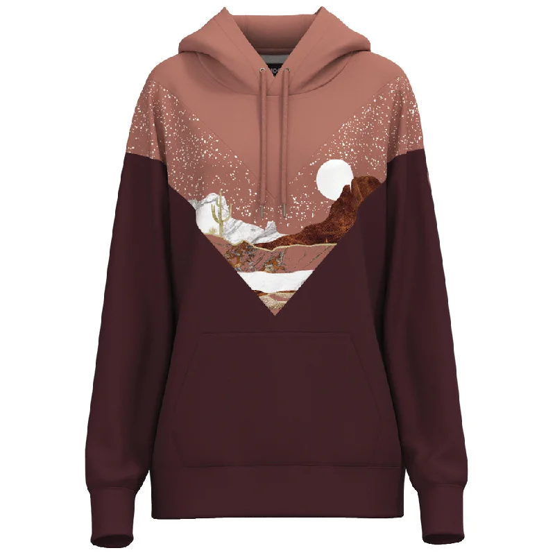 Sports suit style "Berkley" Pink/Maroon Chevron Pattern Hoody