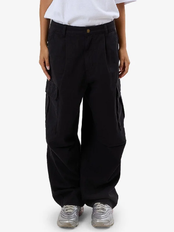 Fresh And Natural Union Slouch Pant - Black