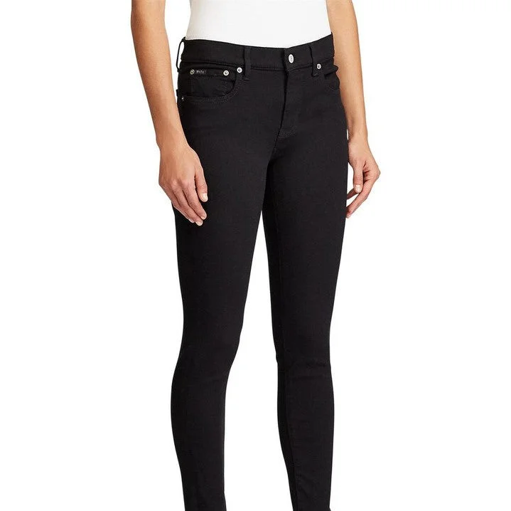 All-Day Wear Polo Ralph Lauren - Tompkins Super Skinny Jeans - Black