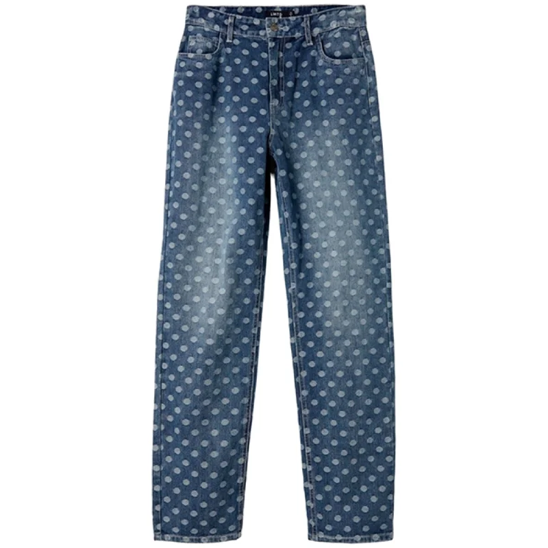 Elegant And Casual Name it Medium Blue Denim Dotizza Jeans