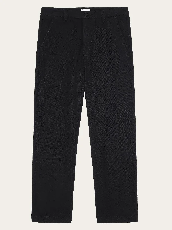 Casual And Versatile IRIS mom mid-rise chino - Black Jet