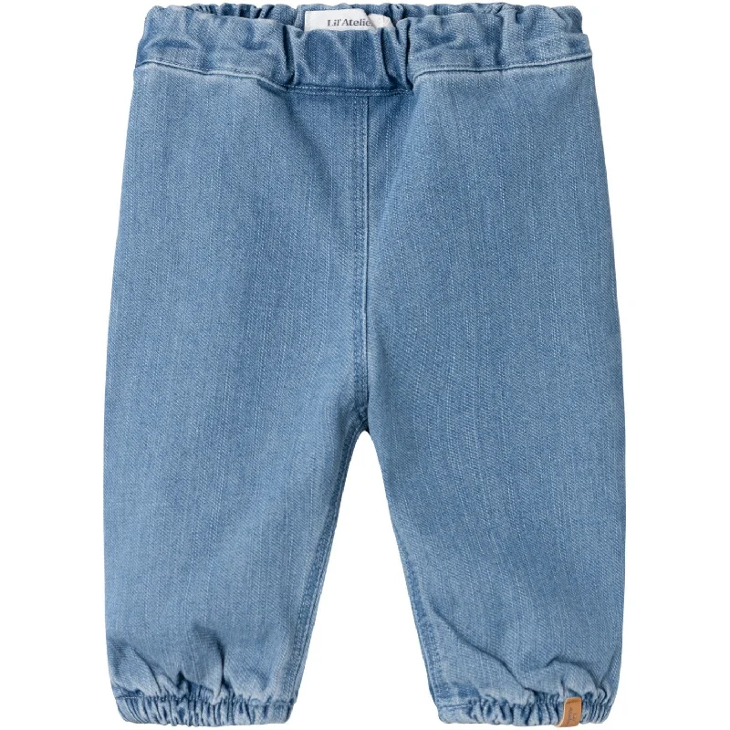 Comfortable Mind Lil'Atelier Medium Blue Denim Rome Loose Okaja Jeans