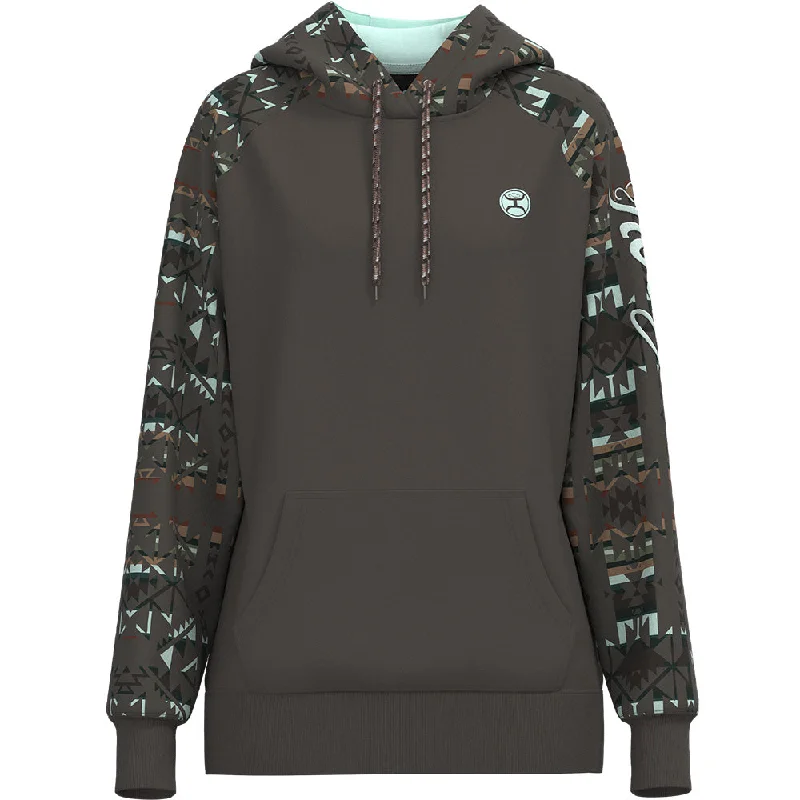 Cozy Dress "Legendary Hoody" Brown/Aztec