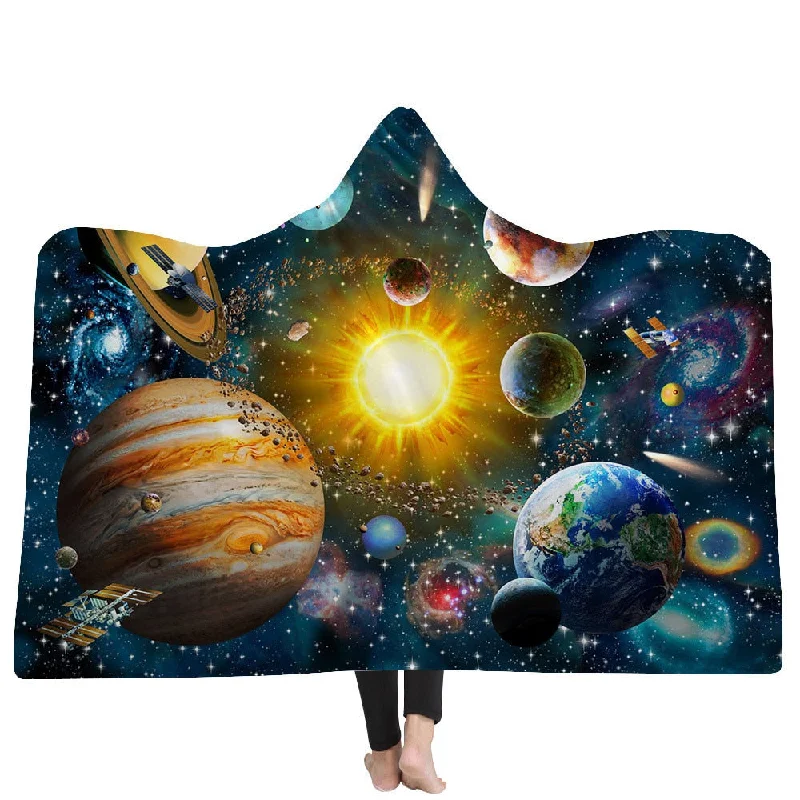 End Of The Year Warm Hooded Snuggle Blankets