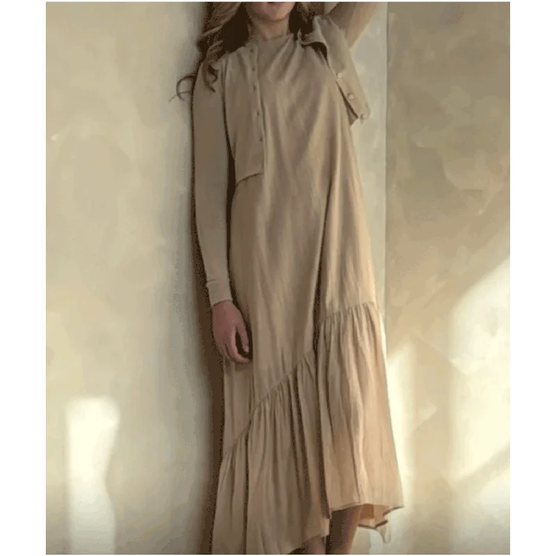 Advanced Design Coco Blanc Taupe Knit Cardigan