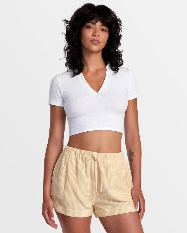 Effortless Elegance New Yume Printed Shorts - Sahara Sun