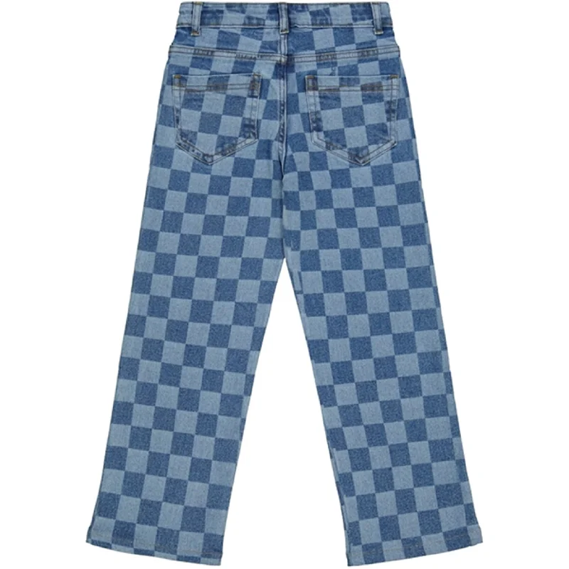 Fashionable Inner Wear The New Dark Blue Hania Wide Jeans