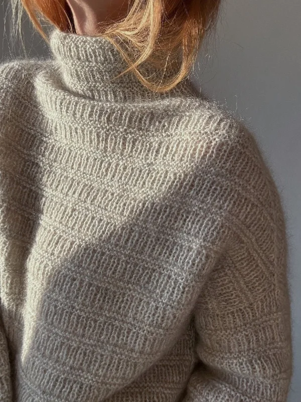 Luxury Fashion Sweater no 28 by My Favourite Things Knitwear, No 20 + silk mohair yarn kit (excl pattern)