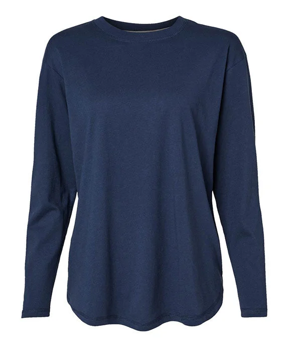 Fashion Pioneer 3508 - LAT Ladies Relaxed Long Sleeve T-Shirt | Denim
