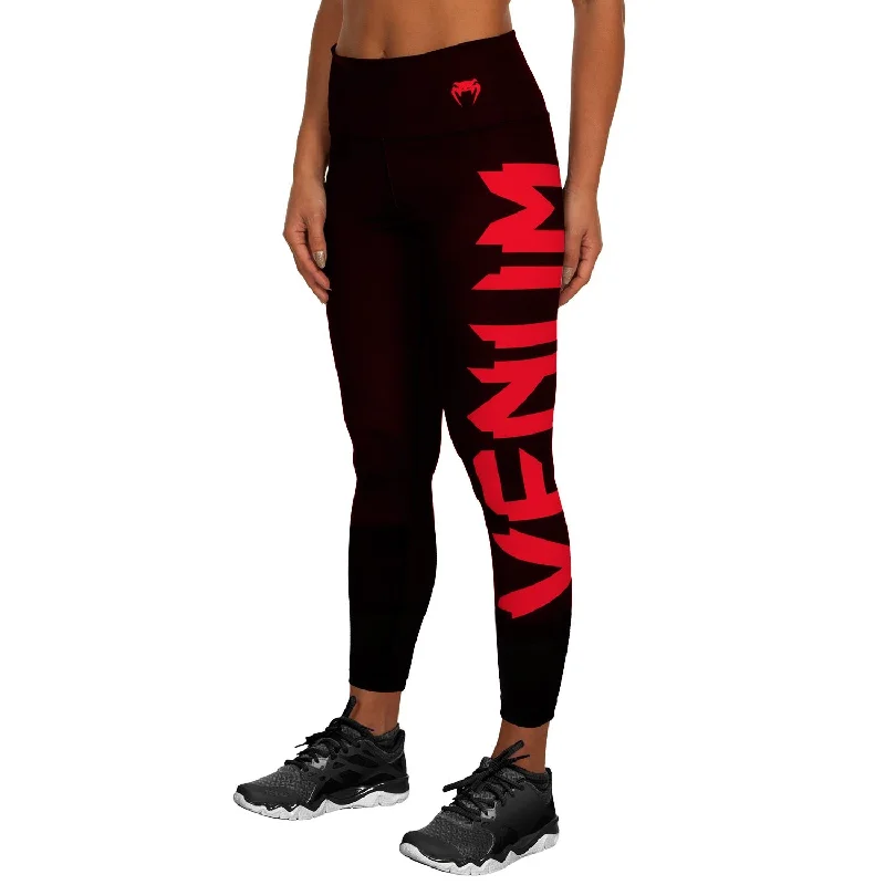 Comfortable And Cold-proof Venum Giant Leggings - Black/Red