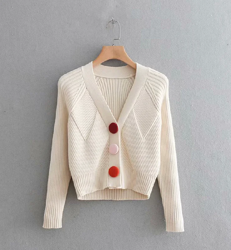 Classic Series Sweater simple cardigan long sleeve sweater  143