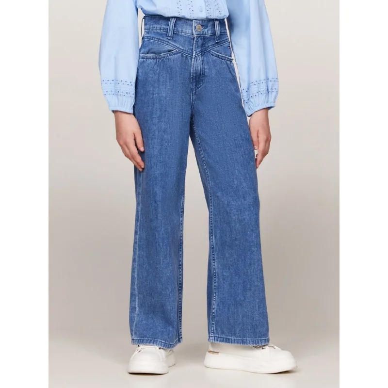 Comfort Fit Tommy Hilfiger Ltweightdenim Mabel Front Yoke Denim Jeans