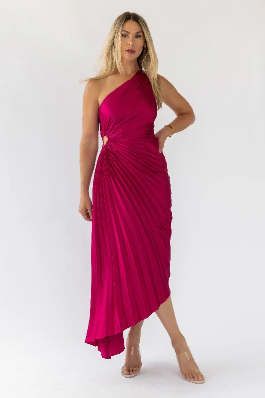 Versatile Wear Monroe Magenta Maxi Dress - Final Sale
