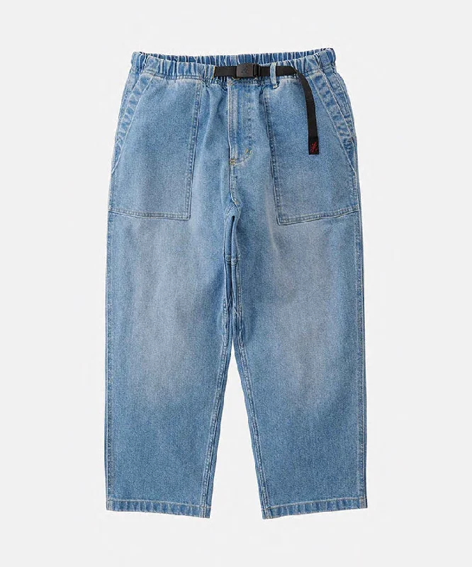 Energetic Stretch Denim Loose Tapered Pant