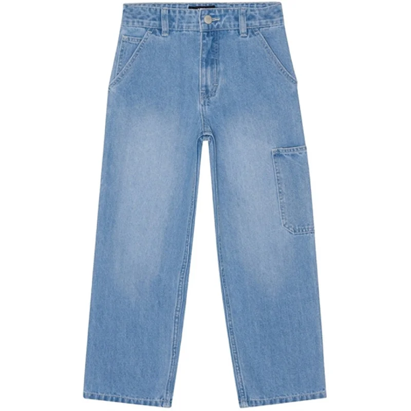 British Fashion Molo Lightblue Denim Archer Pants