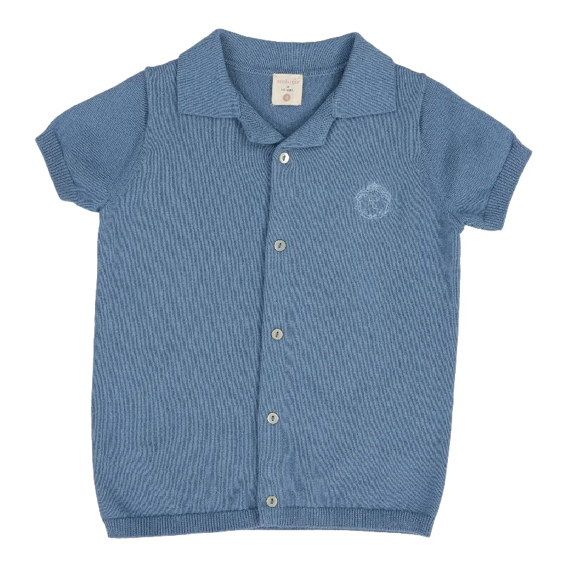 Cozy Outfit ANALOGIE BY LIL LEGS BRIGHT BLUE BOYS GRANDPA SWEATER