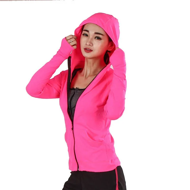 Playful Style Women's Heal Orange Running Jacket