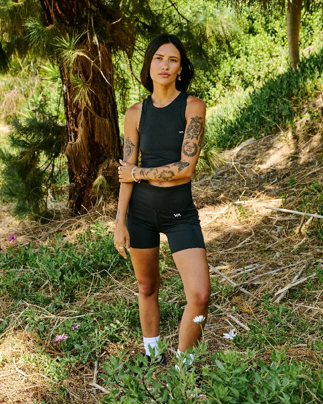 High Street Fashion Pocket Bike Shorts - Black