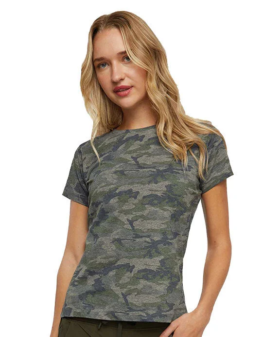 High-end Design 3516 - LAT Ladies Fine Jersey T-Shirt | Vintage Camo