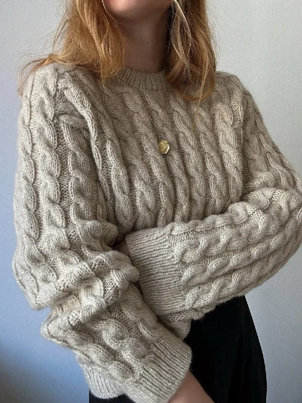 Fashion Wear Sweater no 29 by My Favourite Things Knitwear, No 1 + silk mohair yarn kit (excl pattern)