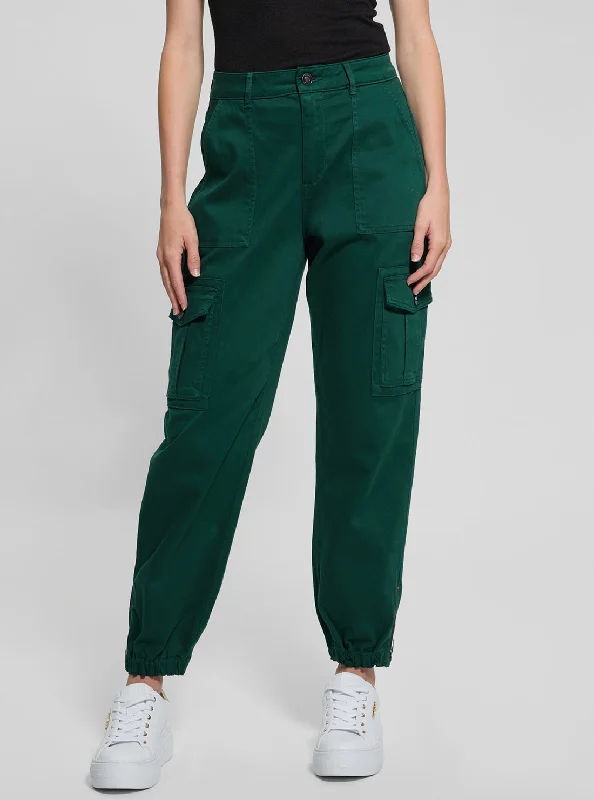 Economic Outlook Dark Green Juno Cargo Pant