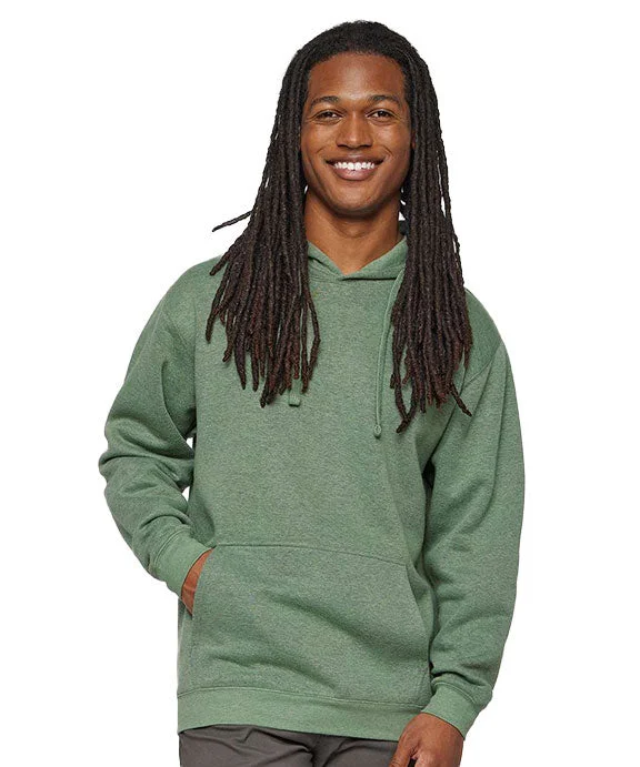Retro Design 6926 - LAT Adult Pullover Fleece Hoodie | Bamboo Blackout