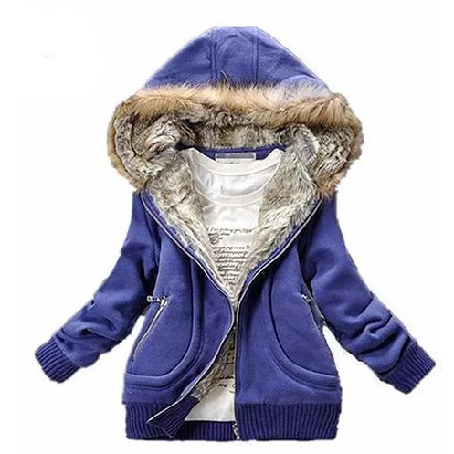Classic Series Womens Fur Coat Outdoor Thick Jacket