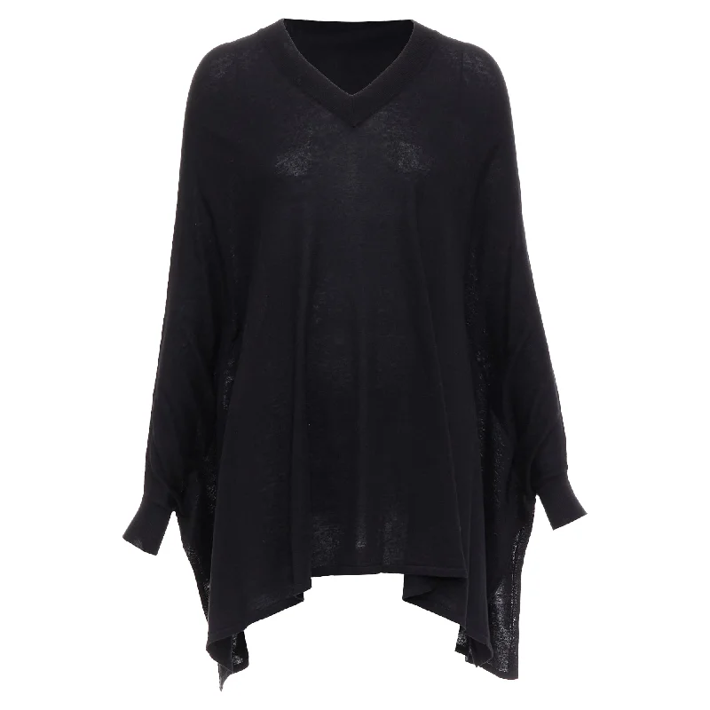 Avant-garde trend Maison Margiela silk linen batwing pullover sweater