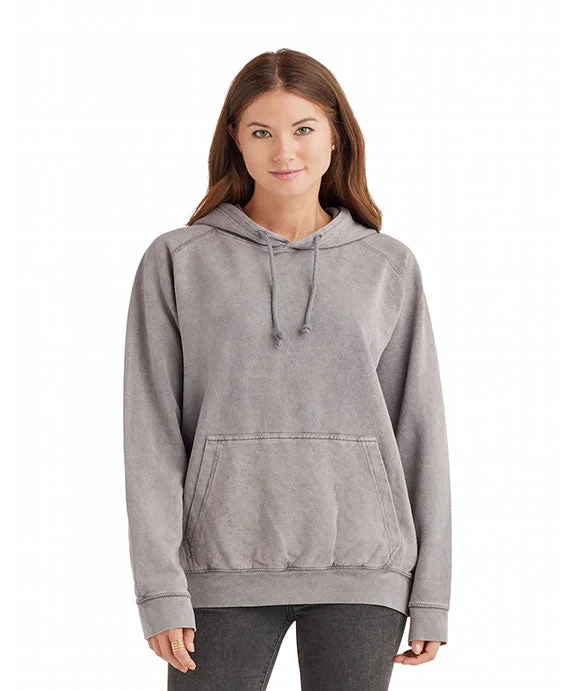 Sweet Girl LST004 - Lane Seven Unisex Vintage Raglan Hooded Sweatshirt | Vintage Zinc