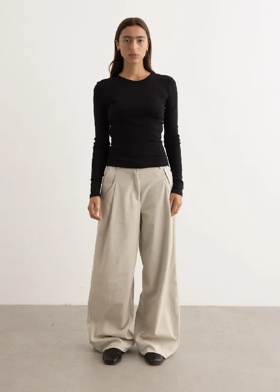 Easy Chic Utility Pleat Pants
