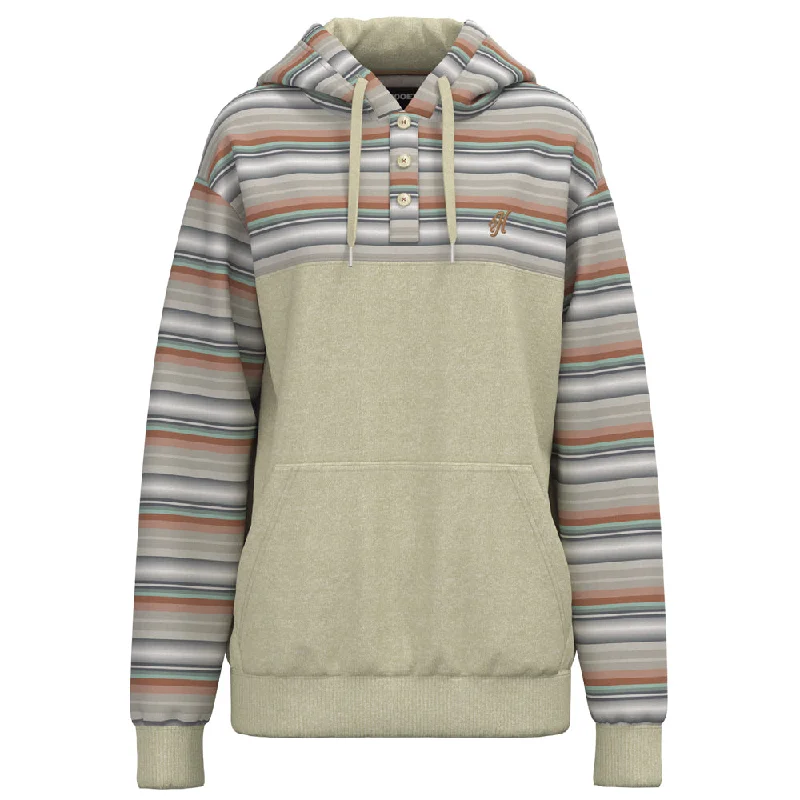 Fashion Style "Jimmy" Tan/Serape Hoody