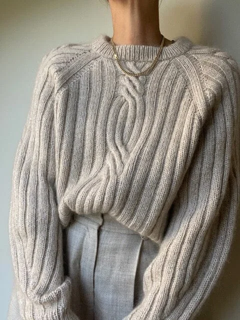 Cozy Dress Twist Loop sweater by Other Loops, No 1 + silk mohair yarn kit (ex pattern)