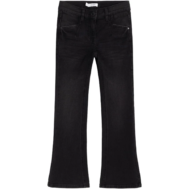 Street Show-off Style Name It Black Denim Polly Boot Jeans