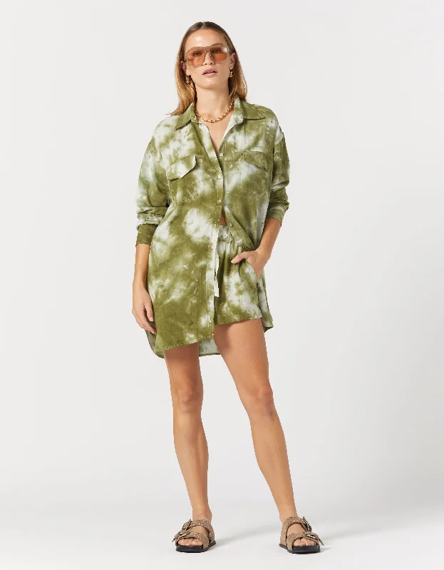 All-Day Wear Felicity Short - Khaki/Natural