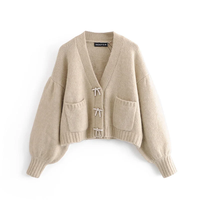 Fashionable Ease Autumn women's cardigan sweater sweater coat  1357