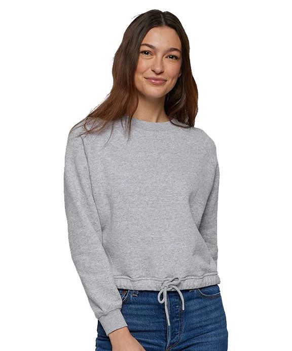 Street Fashion 3528 - LAT Ladies Boxy Fleece Sweatshirt | Heather