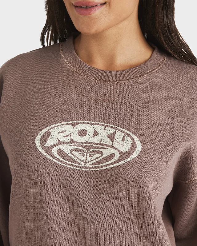 Fashionable Prints Womens Endless Days Crew Neck