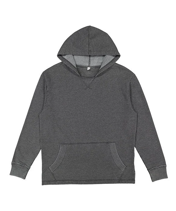 Sports Fashion 6936 - LAT Adult Vintage Wash Fleece Hooded Sweatshirt | Washed Black Sports Fashion 6936 - LAT Adult Vintage Wash Fleece Hooded Sweatshirt | Washed Black