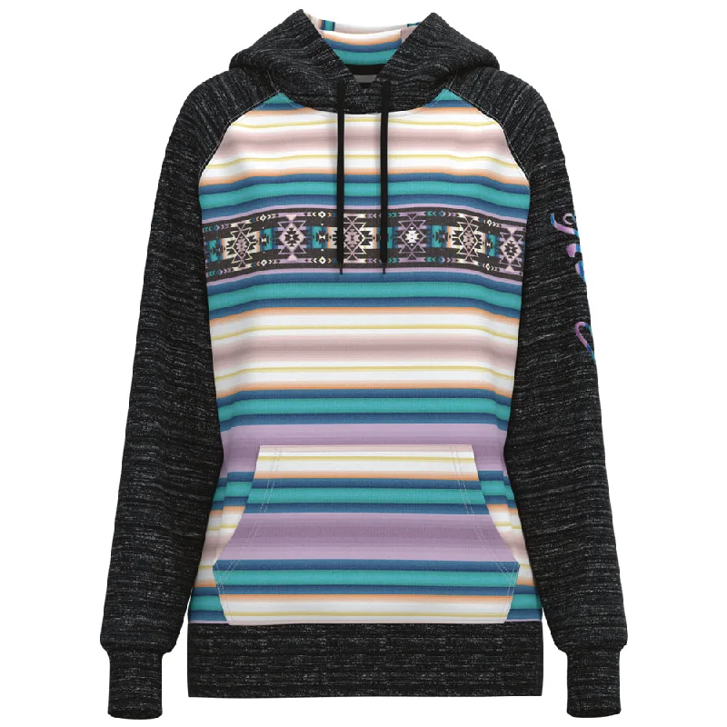 Stylish Ease Hooey Ladies Hoody Serape/Black