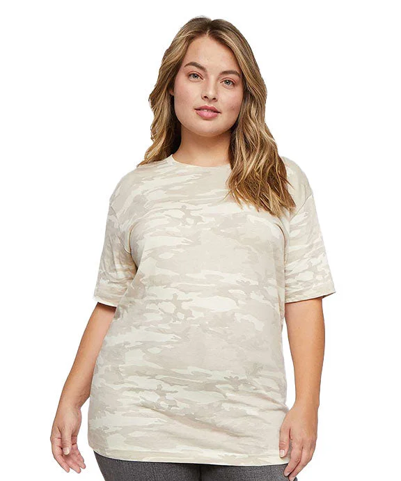 Lounge Chic 6901 - LAT Fine Jersey T-Shirt | Natural Camo