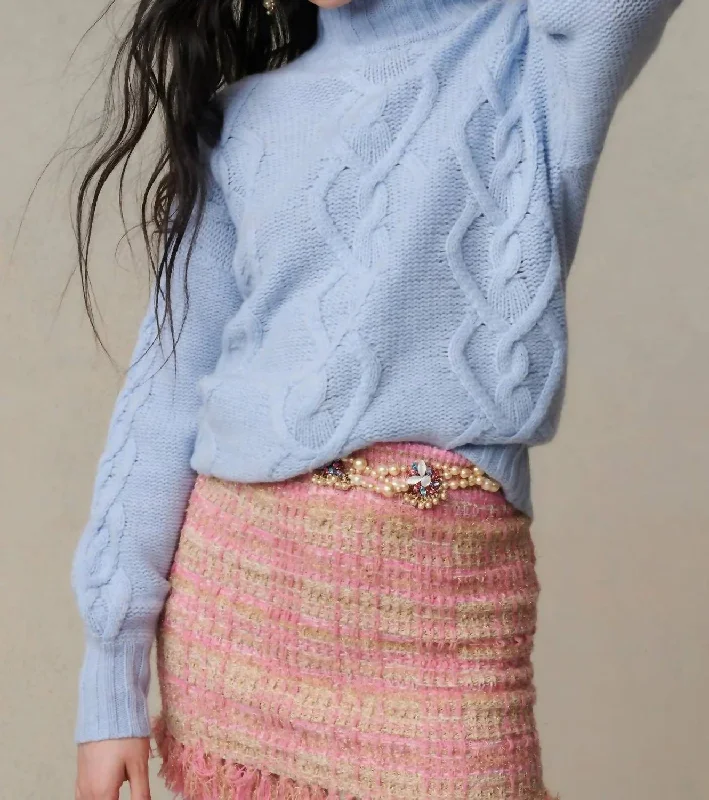 Elegant Wear Izia Pullover In Blue Haze